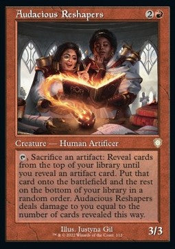 Audacious Reshapers - Commander: The Brothers' War (Rare) [BRC-112]