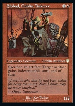 Slobad, Goblin Tinkerer - Commander: The Brothers' War (Rare) [BRC-118]