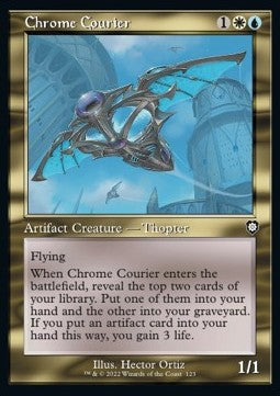 Chrome Courier - Commander: The Brothers' War (Common) [BRC-123]