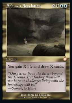 Sphinx's Revelation - Commander: The Brothers' War (Mythic) [BRC-130]