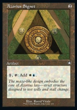 Azorius Signet - Commander: The Brothers' War (Common) [BRC-133]