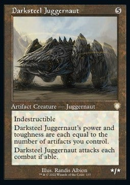 Darksteel Juggernaut - Commander: The Brothers' War (Rare) [BRC-137]