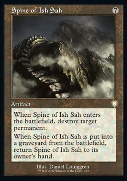 Spine of Ish Sah - Commander: The Brothers' War (Rare) [BRC-162]