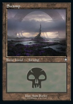 Swamp (V.1) - Commander: The Brothers' War (Land) [BRC-33]