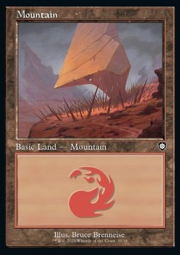 Mountain (V.1) - Commander: The Brothers' War (Land) [BRC-35]
