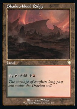 Shadowblood Ridge - Commander: The Brothers' War (Rare) [BRC-199]