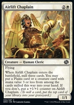 Airlift Chaplain - The Brothers' War (Common) [BRO-2]