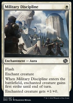 Military Discipline - The Brothers' War (Common) [BRO-17]