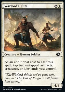 Warlord's Elite - The Brothers' War (Common) [BRO-32]