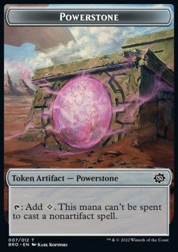 Powerstone Token // Scrap Token - Commander: The Brothers' War: Extras (Token) [XBRC-T 7/12]