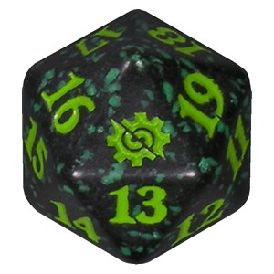 The Brothers' War: D20 Die (Green) - The Brothers' War