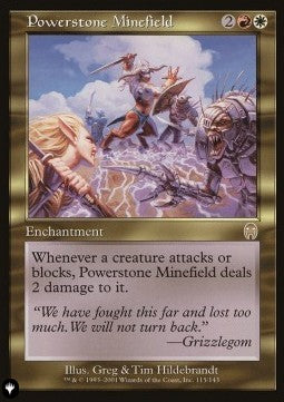 Powerstone Minefield - The List (Rare) [ZNL-115]