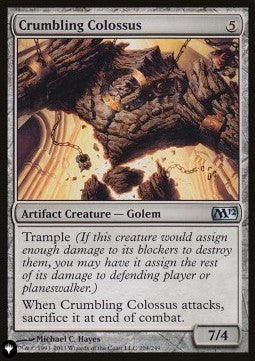 Crumbling Colossus - The List (Uncommon) [ZNL-204]