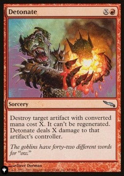 Detonate - The List (Uncommon) [ZNL-88]