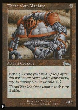 Thran War Machine - The List (Uncommon) [ZNL-134]