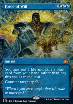 Force of Will (V.2) - Dominaria Remastered: Extras (Mythic) [XDMR-418]
