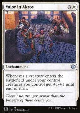 Valor in Akros - Starter Commander Decks (Uncommon) [SCD-39]