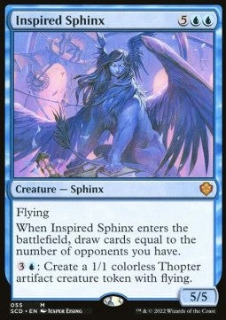 Inspired Sphinx - Starter Commander Decks (Mythic) [SCD-55]