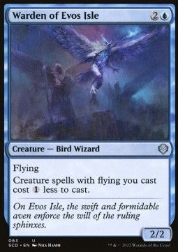 Warden of Evos Isle - Starter Commander Decks (Uncommon) [SCD-63]