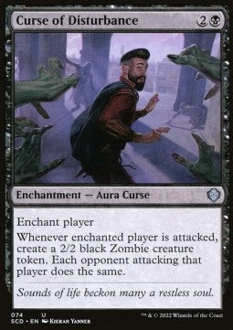 Curse of Disturbance - Starter Commander Decks (Uncommon) [SCD-74]
