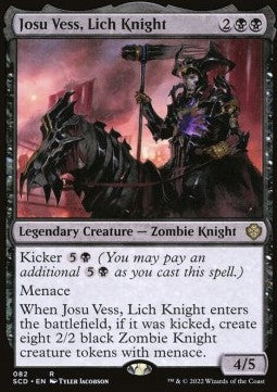 Josu Vess, Lich Knight - Starter Commander Decks (Rare) [SCD-82]