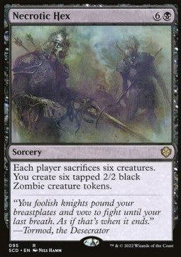 Necrotic Hex - Starter Commander Decks (Rare) [SCD-95]