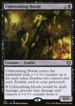 Unbreathing Horde - Starter Commander Decks (Rare) [SCD-113]