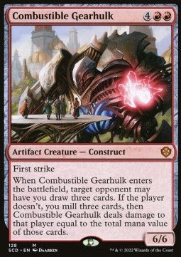 Combustible Gearhulk - Starter Commander Decks (Mythic) [SCD-128]