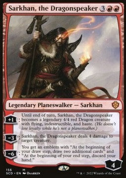 Sarkhan, the Dragonspeaker - Starter Commander Decks (Mythic) [SCD-156]