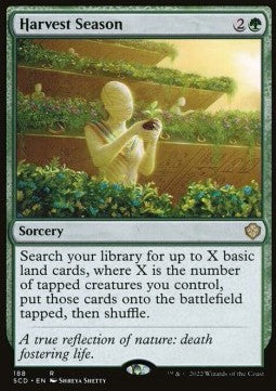 Harvest Season - Starter Commander Decks (Rare) [SCD-188]