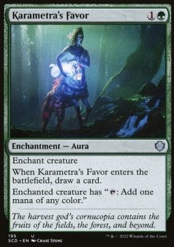 Karametra's Favor - Starter Commander Decks (Uncommon) [SCD-195]