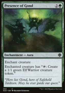 Presence of Gond - Starter Commander Decks (Common) [SCD-203]