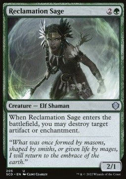 Reclamation Sage - Starter Commander Decks (Uncommon) [SCD-205]