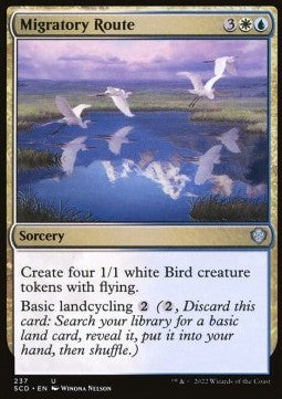 Migratory Route - Starter Commander Decks (Uncommon) [SCD-237]