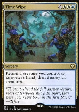 Time Wipe - Starter Commander Decks (Rare) [SCD-252]