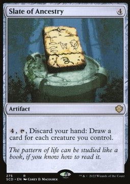 Slate of Ancestry - Starter Commander Decks (Rare) [SCD-275]