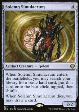 Solemn Simulacrum - Starter Commander Decks (Rare) [SCD-277]