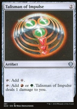 Talisman of Impulse - Starter Commander Decks (Uncommon) [SCD-281]