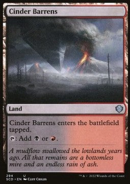 Cinder Barrens - Starter Commander Decks (Uncommon) [SCD-294]
