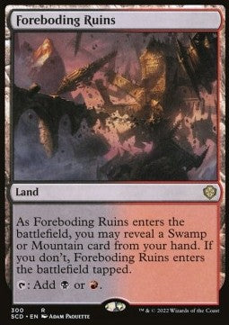 Foreboding Ruins - Starter Commander Decks (Rare) [SCD-300]