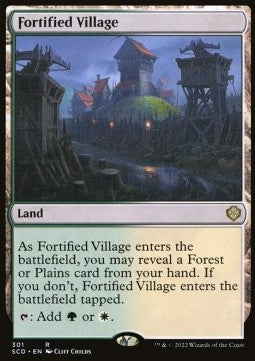 Fortified Village - Starter Commander Decks (Rare) [SCD-301]