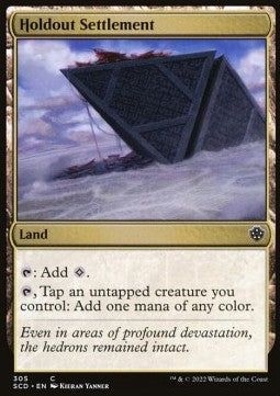 Holdout Settlement - Starter Commander Decks (Common) [SCD-305]
