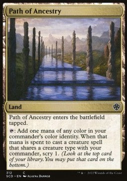 Path of Ancestry - Starter Commander Decks (Common) [SCD-312]