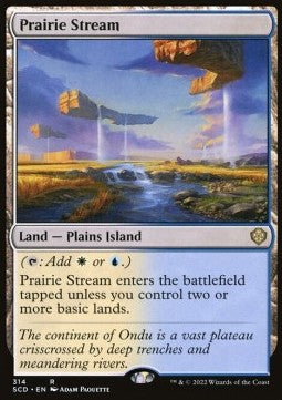 Prairie Stream - Starter Commander Decks (Rare) [SCD-314]