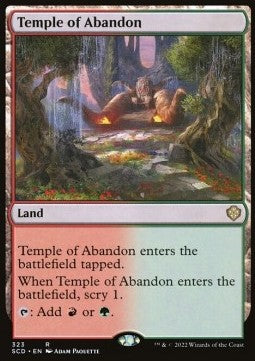 Temple of Abandon - Starter Commander Decks (Rare) [SCD-323]