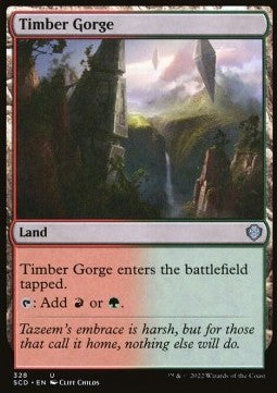Timber Gorge - Starter Commander Decks (Uncommon) [SCD-328]
