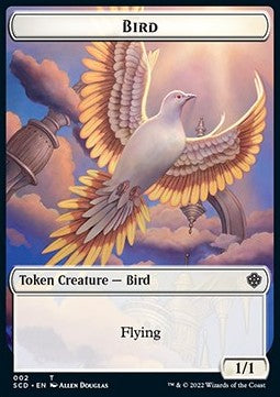 Bird Token (W 1/1) // Thopter Token (UA 1/1) - Starter Commander Decks (Token) [SCD-T 2/11]