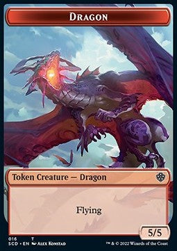 Dragon Token (R 5/5) // Dragon Token (R 5/5) - Starter Commander Decks (Token) [SCD-T 16/16]