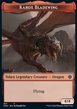 Karox Bladewing Token (R 4/4) // Karox Bladewing Token (R 4/4) - Starter Commander Decks (Token) [SCD-T 17/17]