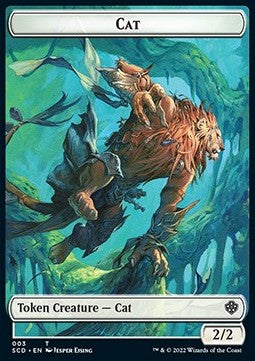 Cat Token (W 2/2) // Insect Token (G 1/1 Flying, Deathtouch) - Starter Commander Decks (Token) [SCD-T 3/22]